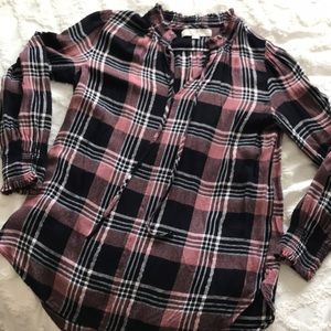 Flannel blouse